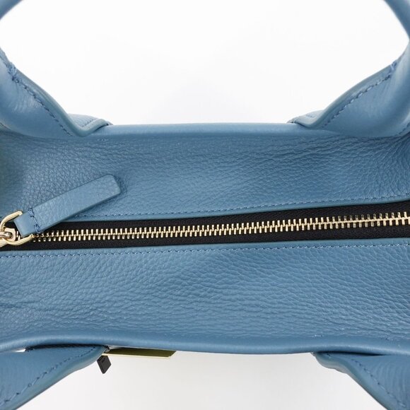 Marc Jacobs Women's The Small Leather Tote Bag Blue OS - Picture 8 of 12